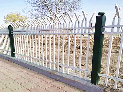 南京围墙锌钢护栏图片4